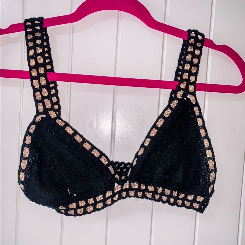 Reversible triangle bikini top
